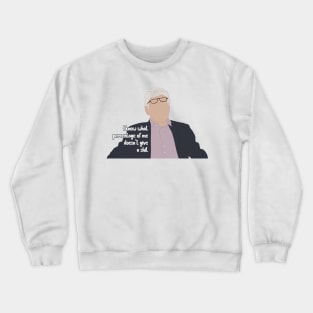 I know what percentage of me doesn't give a S - Shrinking Quote Crewneck Sweatshirt